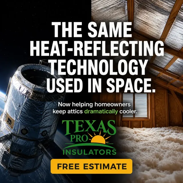 Heat-reflecting technology used in space ad
