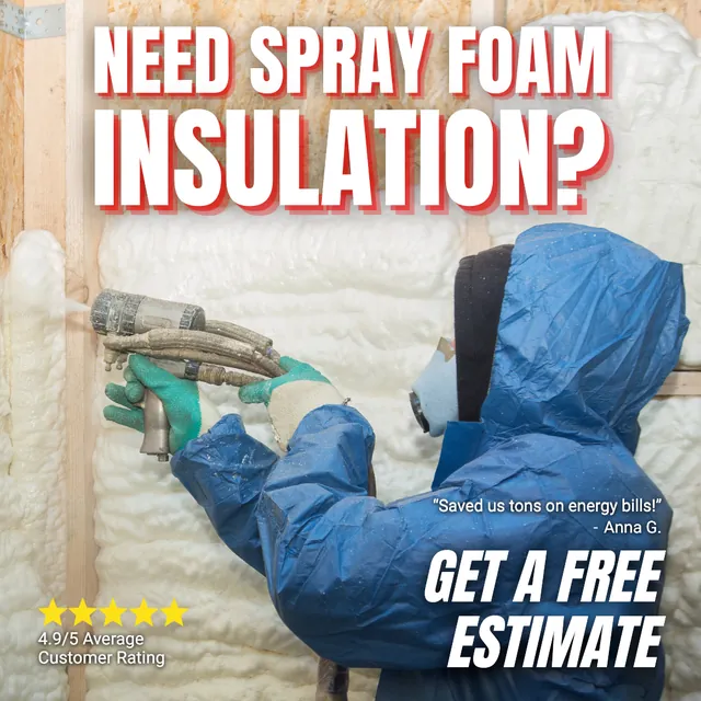 Spray foam insulation estimate ad